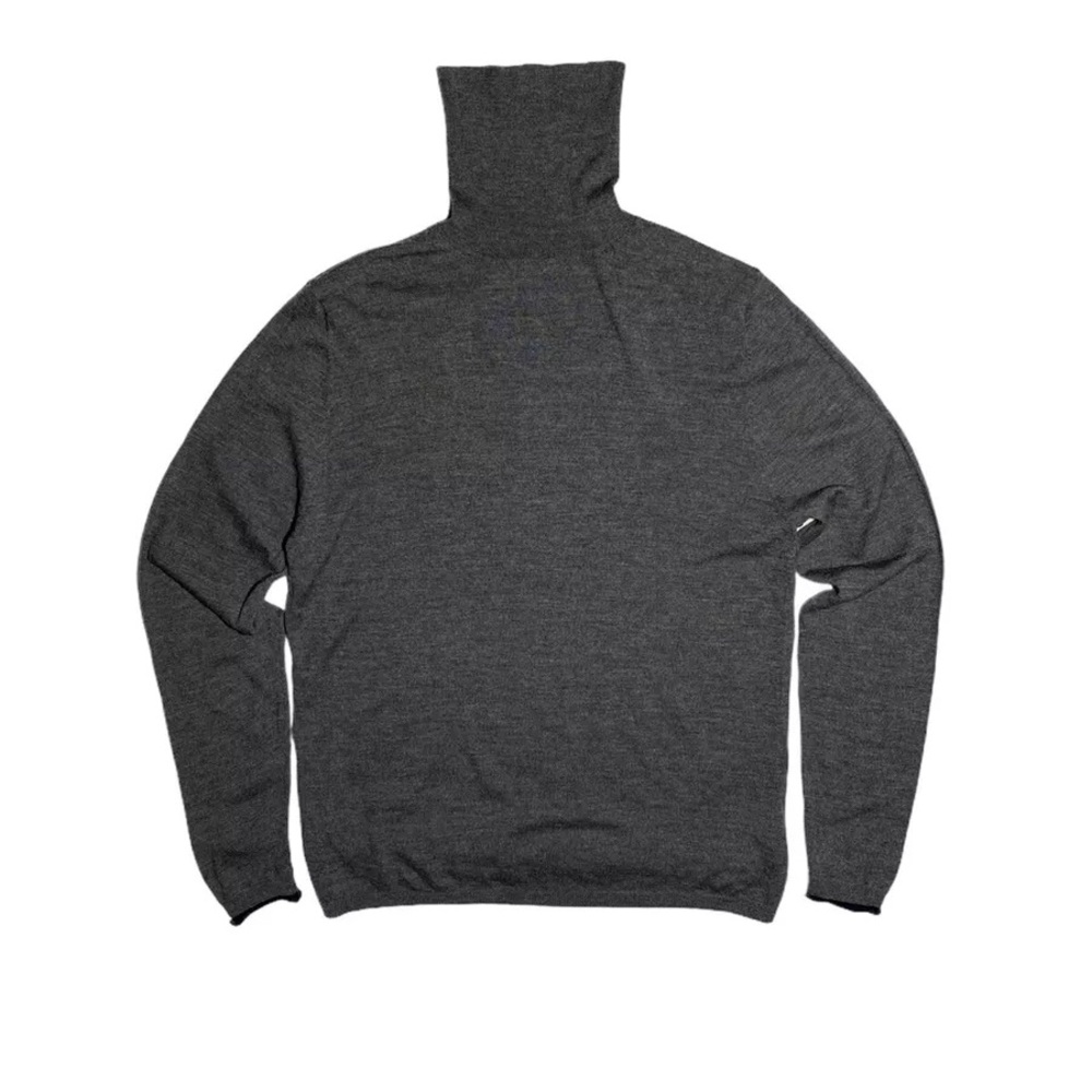 Lightweight Grey Men’s Cashmere Turtleneck - Zadig & Voltaire
